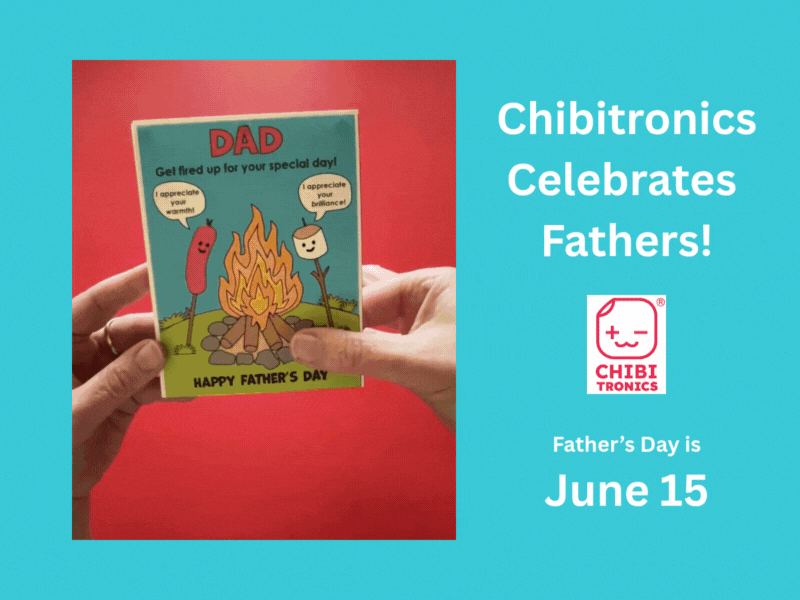 Make a Father’s Day Card (with Chibitronics LED Stickers)!