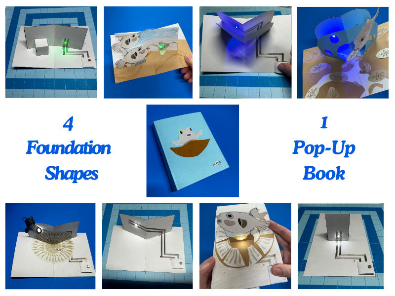 Make 4 Simple Pop-Ups Glow With Chibitronics LEDs
