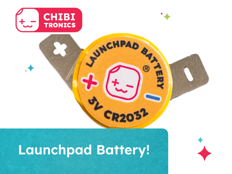 Introducing the NEW Chibitronics Launchpad Battery!